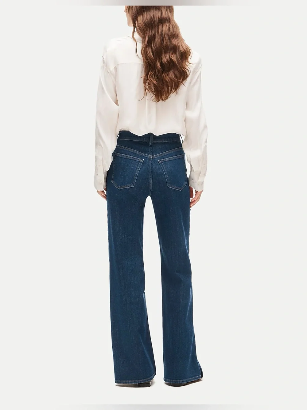 J Crew Full-length Slim Wide Leg Jean in Brick Lane Wash NWT